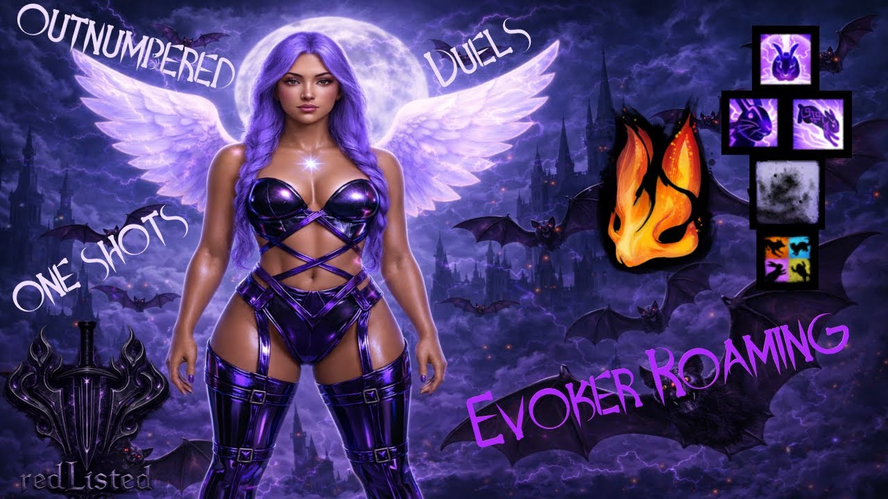 Guild Wars 2 - WvW - Power Evoker ROAMING - [rL] "ROCKSTAR"