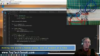 Xavier's solution for Paul McWhorter's Lesson 5 Raspberry Pi GPIO, understanding Binary