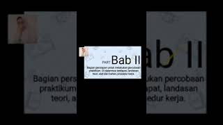 Format teks laporan percobaan