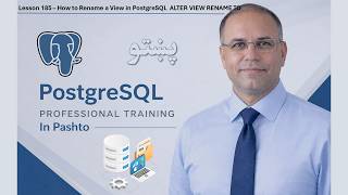 Lesson 185 – How to Rename a View in PostgreSQL| ALTER VIEW RENAME TO