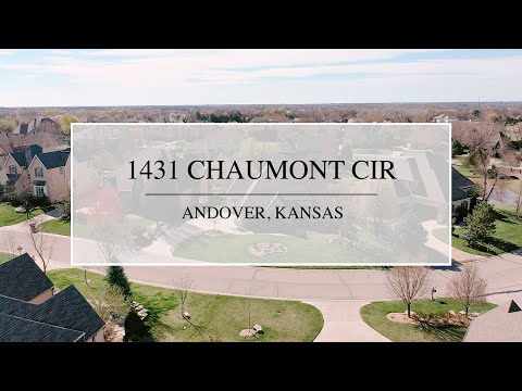 1431 Chaumont Cir, Andover, KS home video tour