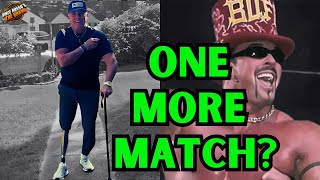 Will Buff Bagwell Wrestle With One Leg?