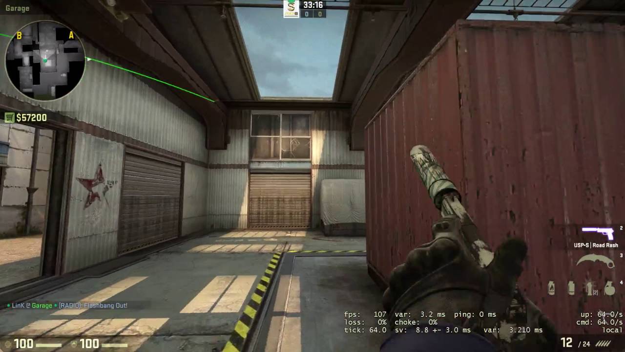 Cache Self pop flash for mid