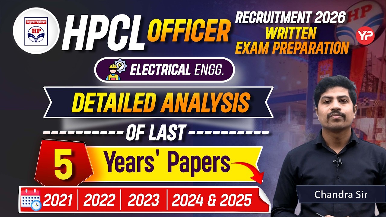 Detailed analysis of HPCL EE Officer last 5 years papers | Live classes from 5th March