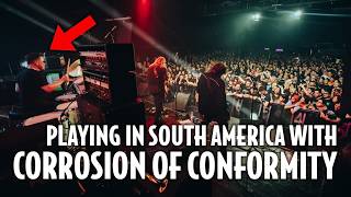 Pro Drummer Goes On Tour With Corrosion of Conformity in South America