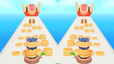 PANCAKE RUN 🧁⭐️ - All Levels Gameplay Walkthrough Android, iOS v.3