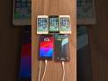 iOS 10 iP 5 Vs iOS 10 iP 5c Vs iOS 10 iP 5s Vs iOS 17 iP SE 2 Vs iOS 18 iP 12 Startup Test.