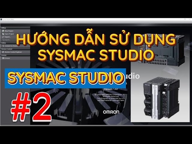 Hướng dẫn sử dụng phần mềm Sysmac Studio lập trình PLC Omron NX1P2 NX102 -  YouTube