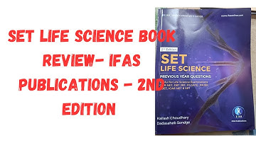 SET Life Science Book by Ifas publications   Review #csirnet #set #mh set #andhra set