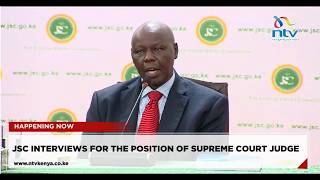 NTV LIVE | JSC Interviews for the position of Supreme Court Judge