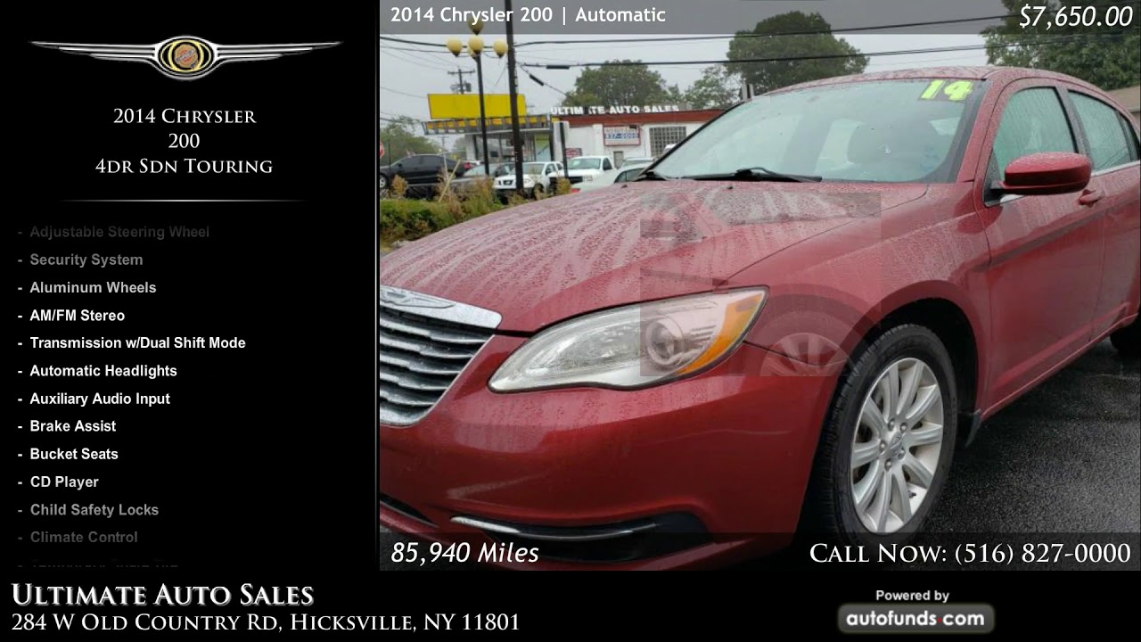 Used 2014 Chrysler 200 Ultimate Auto Sales, Hicksville, NY YouTube