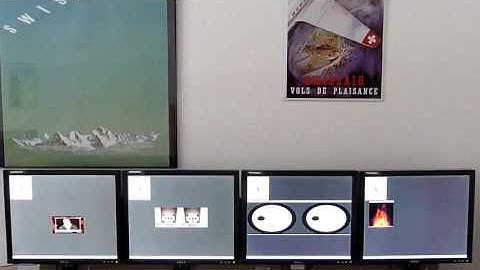 Four DisplayLink USB graphics adapters with udlfb and fbdev under Linux