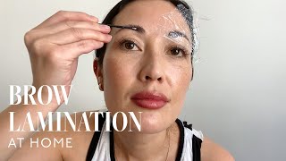 I Tried Brow Lamination At Home Susan Yara