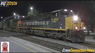 Full Throttle! CSX Georgia Road Heritage Unit 1834 & 910 ES44AH Struggles! As it They Lead C380-18
