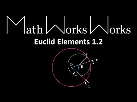 Euclid Elements -- Proposition 1.2