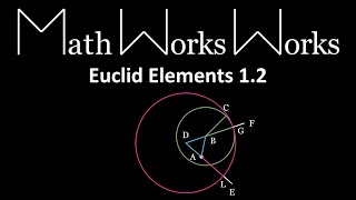 Euclid Elements -- Proposition 1.2