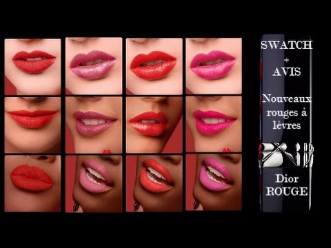 [REVIEW #7]💄Les Nouveautés Dior ROUGE lipstics!💄Swatch+ Avis!