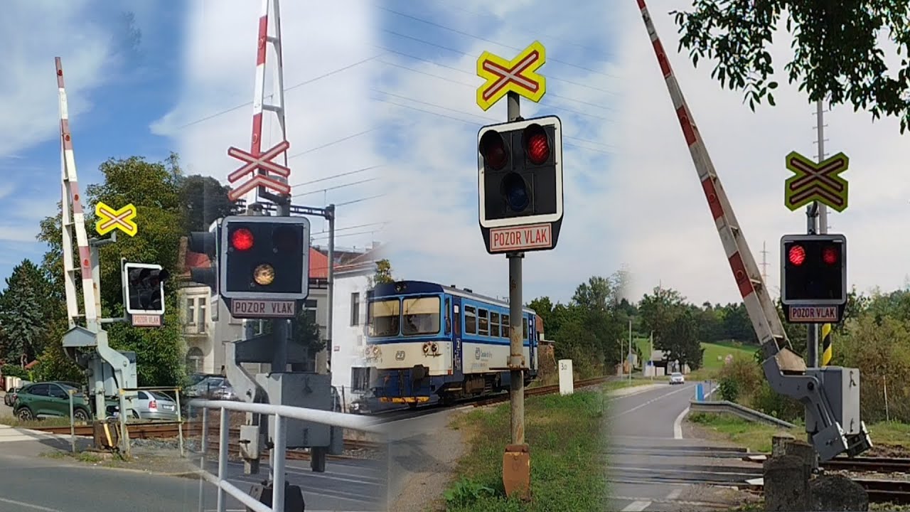 Železniční Přejezdy v Kralupech nad Vltavou | Traťe 110 + 111 | 9.9.2025