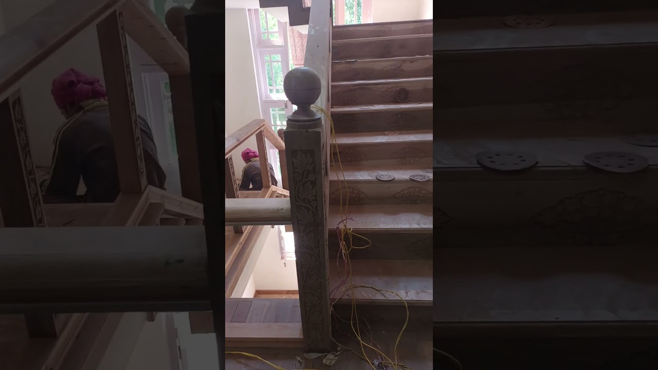 kashmiri walnut flooring for stair