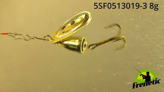 Frenetic Körforgó Villantó | Méret: 4, Szín: Arany Pikkelyes, Tömeg: 11 G videó