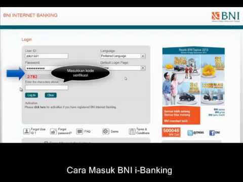 Cara Login BNI Internet Banking