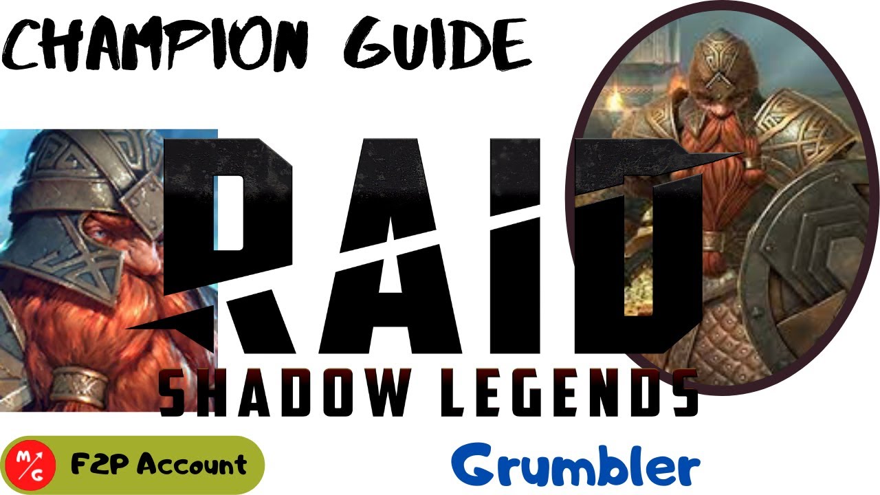 [F2P] | Grumbler Raid Shadow Legends | Champion Guide | Dwarf Tank