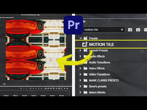 How To Create Motion Tile In Premiere Pro