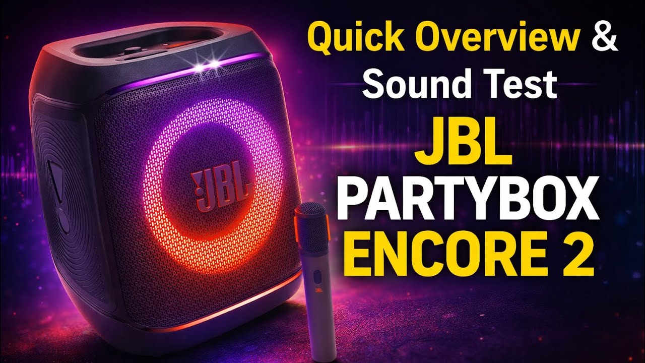 JBL Partybox Encore 2 🔥 | Quick Overview And Sound Test 🔊 