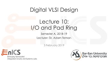 DVD - Lecture 10: Packaging and I/O Circuits