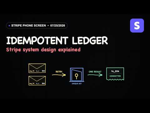Design an Idempotent Ledger Service | Stripe System Design Interview