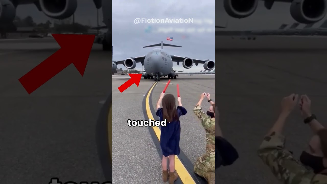 Military Pilot's Last Flight Got Special Surprise 😊