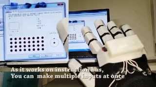 glove game controller using handgesture