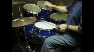 Drum lesson slow rock groove.Song number 3 book two.