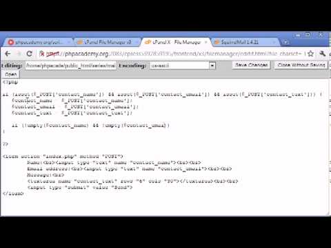 Beginner PHP Tutorial  101 - Creating a Simple Contact Form Part 2