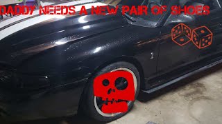 SN95 Cobra gets black staggered FR500 wheels