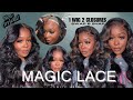 😱THE BEST WIG ON THE MARKET!! 1 WIG 2 CLOSURES SWAP AND SNAP A NEW STYLE EASILY Ft UNice Hair