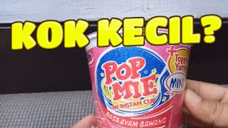 REVIEW INDOMIE POP MIE MINI RASA AYAM BAWANG SI KECIL PEMADAM KELAPARAN