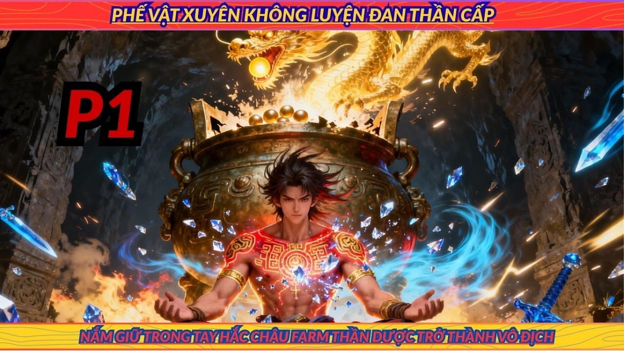 Phế Vật Xuyên Không Luyện Đan Thần Cấp: Nắm Giữ Trong Tay Hắc Châu Farm Thần Dược Trở Thành Vô Địch