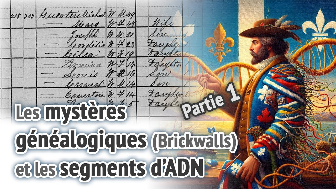 Les mystères généalogiques et les segments d'ADN - Partie 1/2