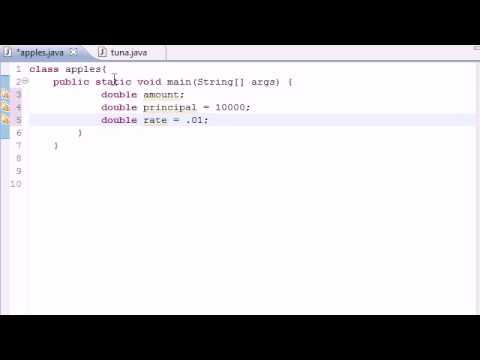 Java Programming Tutorial   23   Compound Interest Program