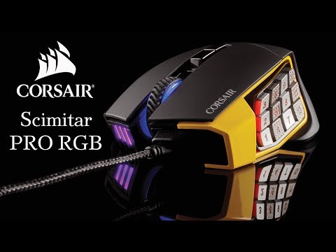 видео: [Обзор железа] Игровая мышь Corsair Scimitar PRO RGB