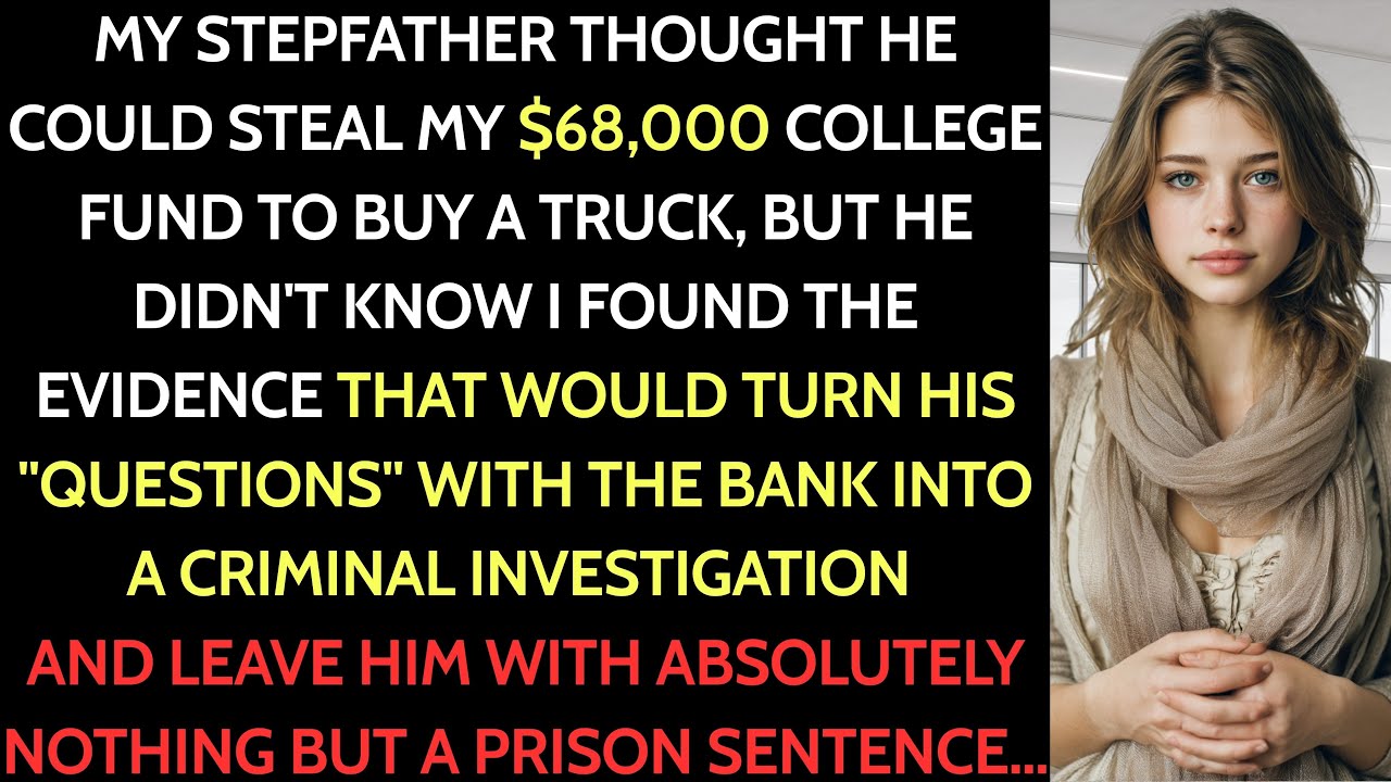 My Evil Stepfather Stole My College Fund — Until the Bank Called Him In for “Questions”…