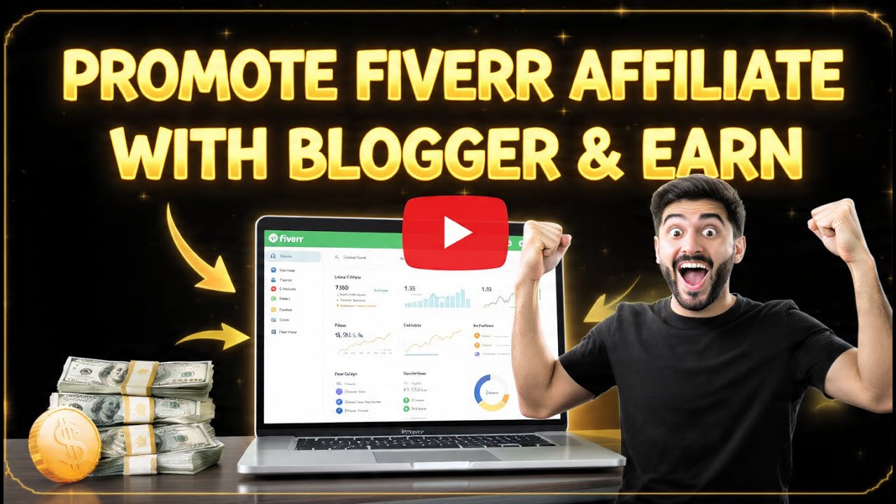 Passive Income Hack: Promote Fiverr Affiliates on Blogger with SEO (Step-by-Step)