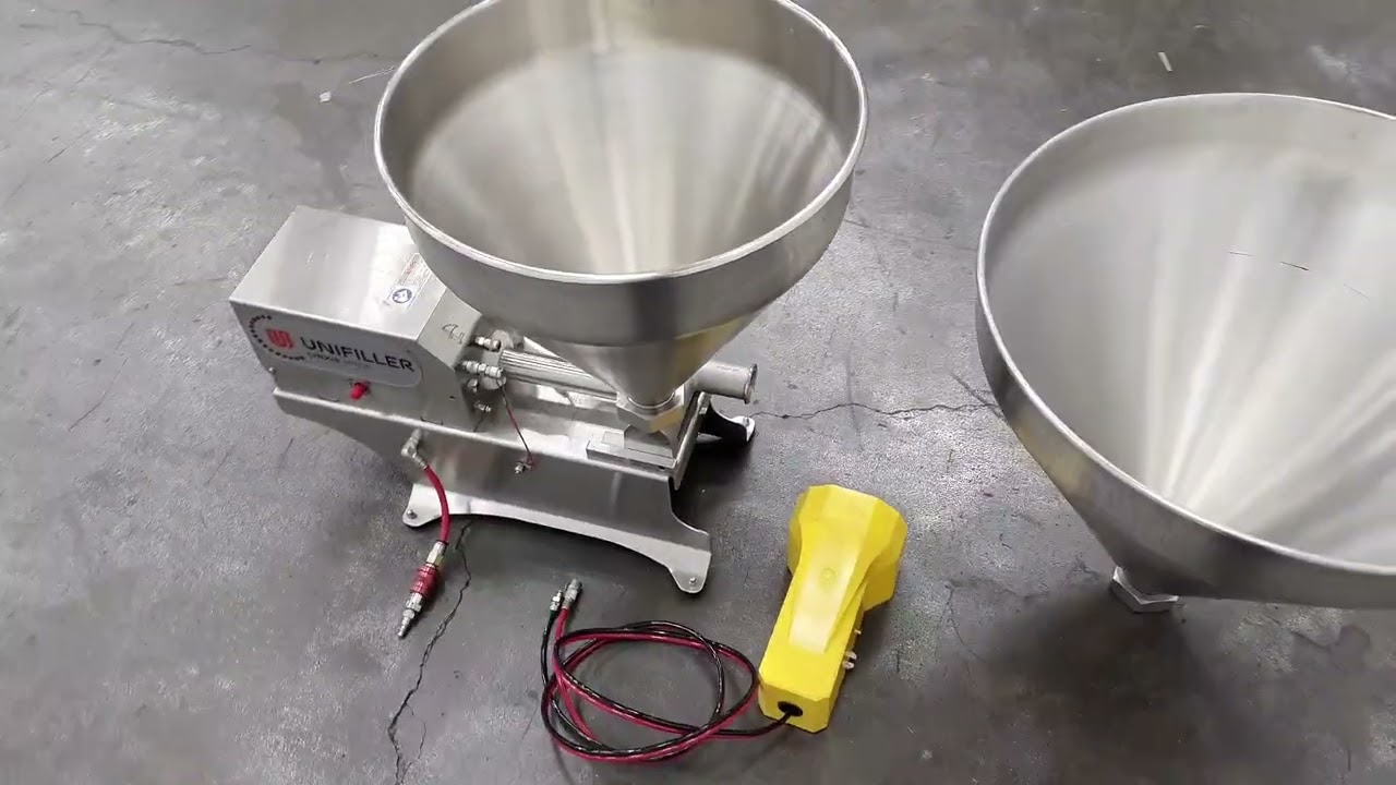 E328544 - Unifiller ELF 400SV Stainless Steel Table Top Piston Filler