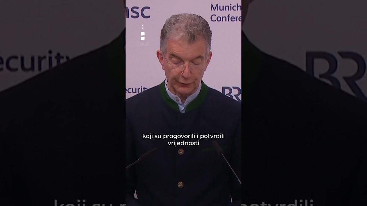 رئيس مؤتمر ميونخ للأمن يبكي في نهاية خطابه