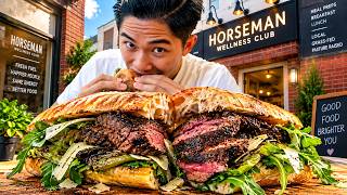 Trying the Viral 0 Calorie Steak Sandwich