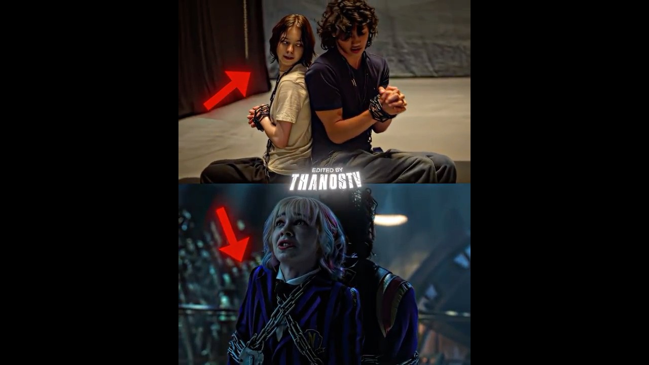 Os bastidores da cena de Wandinha 😍💖 