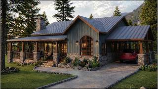 30' x 39' (9m x 12m) This is the perfect 2 bedroom cabin you've been looking for