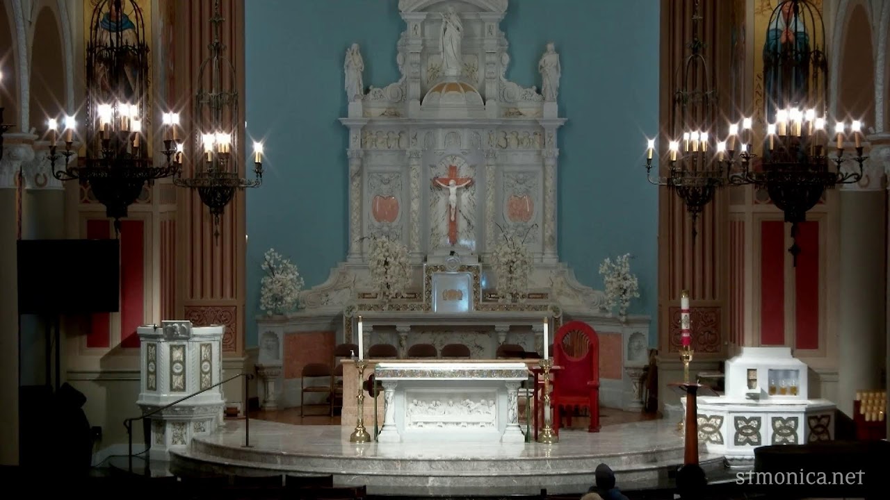 St. Monica Mass Livestream Daily & Sunday Mass livestreams of St