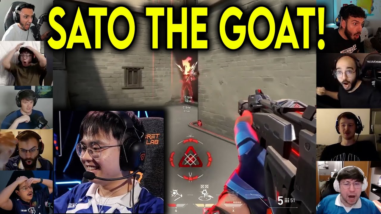 Valorant Streamers Reacts To LEV Sato CRAZY 4k Against C9 In VCT